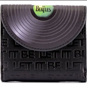 🆕 NWT Loungefly The Beatles Let It Be Vinyl Record Tri-Fold Wallet